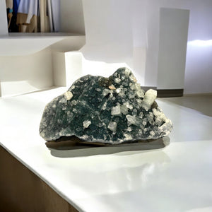 Large Apophyllite, Stilbite & Chalcedony