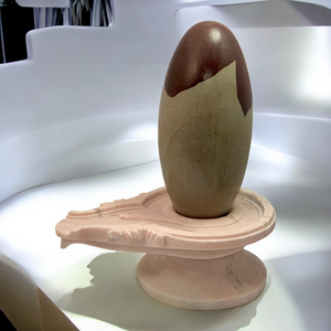 Large Shiva Lingam with Pink Yoni