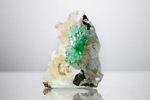 Green Apophyllite & Calcite